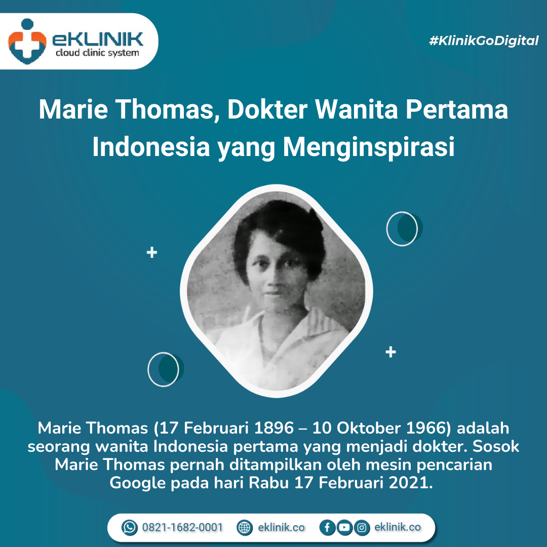 Marie Thomas, Dokter Wanita Pertama Indonesia yang Menginspirasi