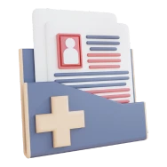 icon untuk fitur rekam medis di eklinik hewan
